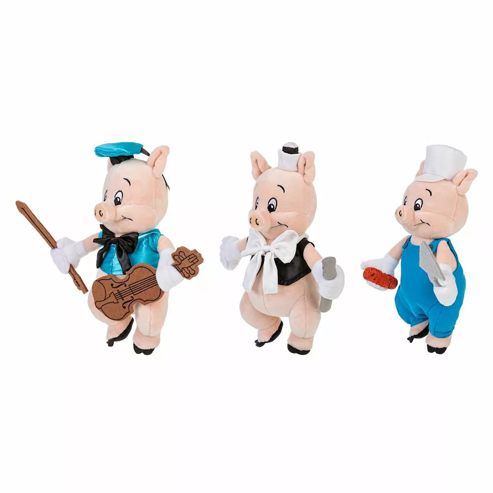 The Three Little Pigs Plush Set – Disney100 – Small 11'' 4 The Three Little Pigs Plush Set – Disney100 – Small 11'' - Image 2