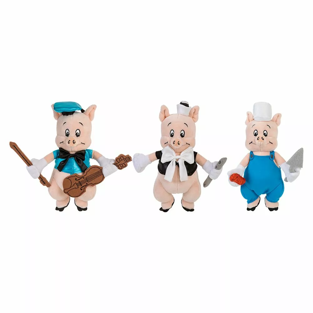 The Three Little Pigs Plush Set – Disney100 – Small 11'' 3 The Three Little Pigs Plush Set – Disney100 – Small 11''