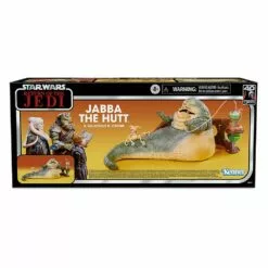 Jabba The Hutt & Salacious B. Crumb Action Figure Set By Hasbro – Star Wars: Return Of The Jedi 40th Anniversary – The Black Series -Lionel Promotional 1713045460038 4