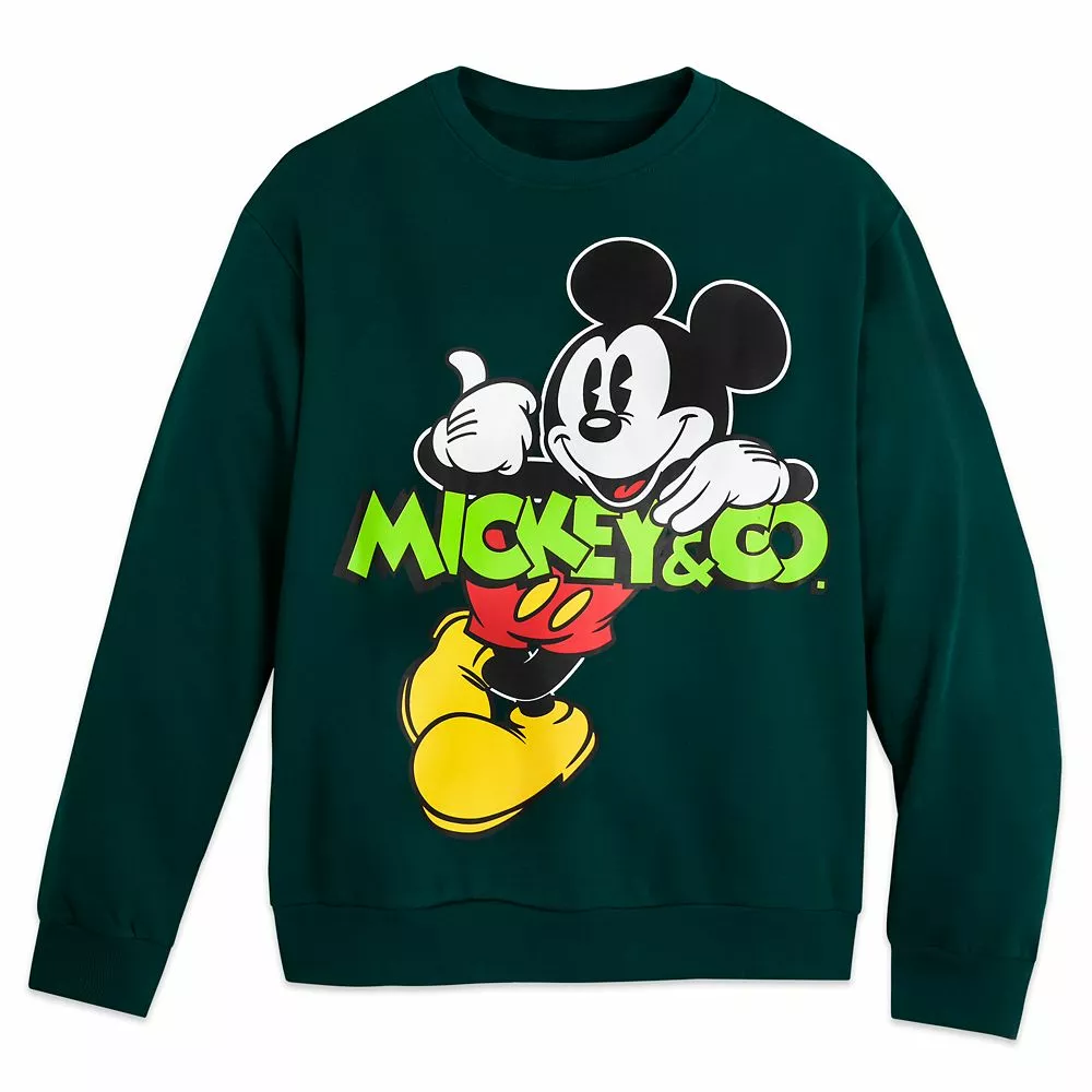 Mickey Mouse Pullover Sweatshirt For Adults – Mickey & Co. 3 Mickey Mouse Pullover Sweatshirt For Adults – Mickey & Co.