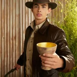 Indiana Jones Leather Jacket For Adults -Lionel Promotional 2840057819027 10