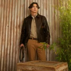 Indiana Jones Leather Jacket For Adults -Lionel Promotional 2840057819027 8