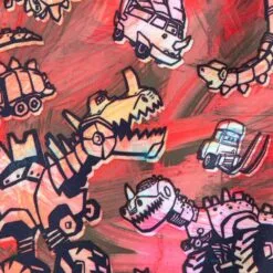 Cars On The Road Swim Trunks For Kids -Lionel Promotional 3921046952291 4