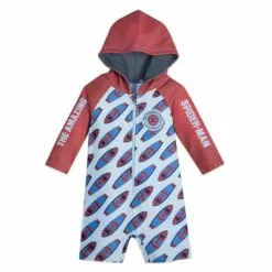 Spider-Man Hooded Bodysuit For Baby