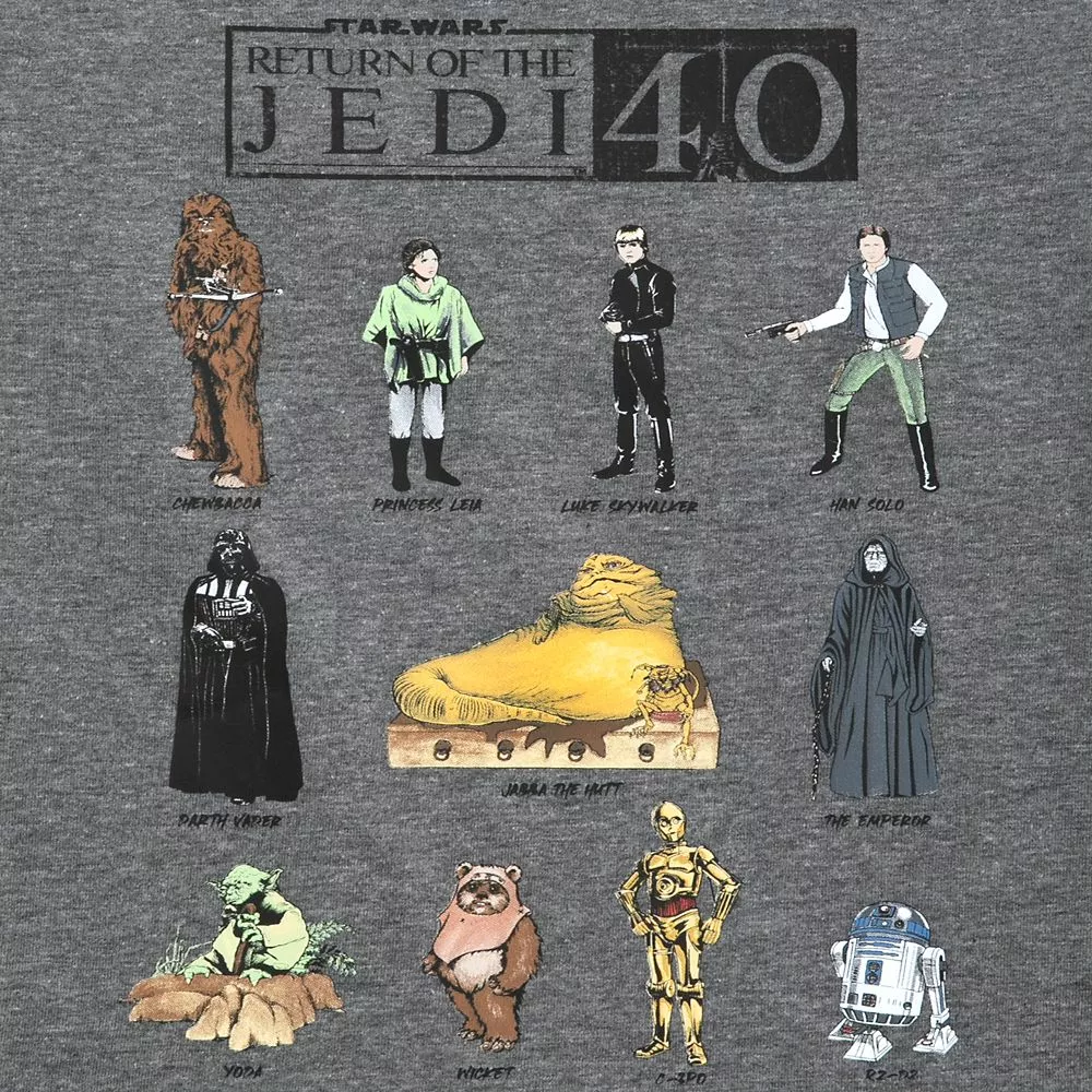 Star Wars: Return Of The Jedi 40th Anniversary Ringer Tee For Kids 4 Star Wars: Return Of The Jedi 40th Anniversary Ringer Tee For Kids - Image 2