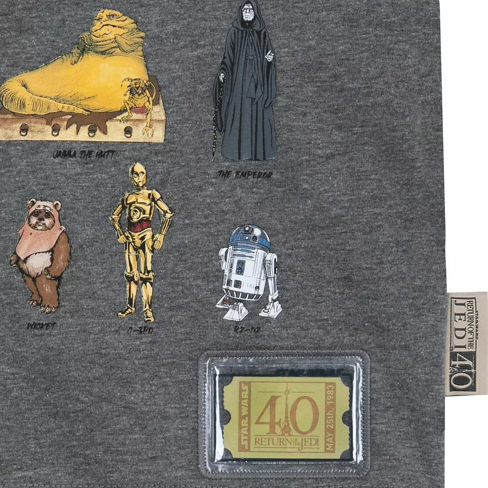 Star Wars: Return Of The Jedi 40th Anniversary Ringer Tee For Kids 5 Star Wars: Return Of The Jedi 40th Anniversary Ringer Tee For Kids - Image 3