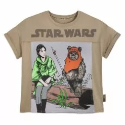 Princess Leia And Wicket T-Shirt For Women – Star Wars: Return Of The Jedi 40th Anniversary