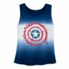 Captain America Dip-Dye Tank Top For Women -Lionel Promotional 5106048028668