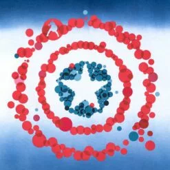 Captain America Dip-Dye Tank Top For Women -Lionel Promotional 5106048028668 2