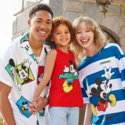 Mickey Mouse Striped T-Shirt For Adults – Mickey & Co. -Lionel Promotional 5303057398679 4