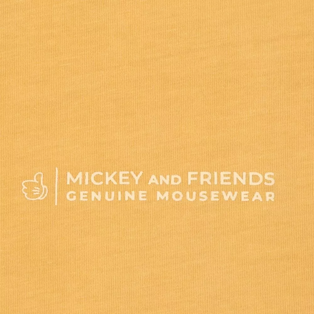 Mickey Mouse Genuine Mousewear T-Shirt For Adults – Gold 5 Mickey Mouse Genuine Mousewear T-Shirt For Adults – Gold - Image 3