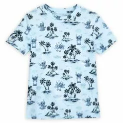 Stitch Tropical T-Shirt For Kids