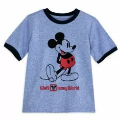Mickey Mouse Classic Ringer T-Shirt For Kids – Walt Disney World – Blue