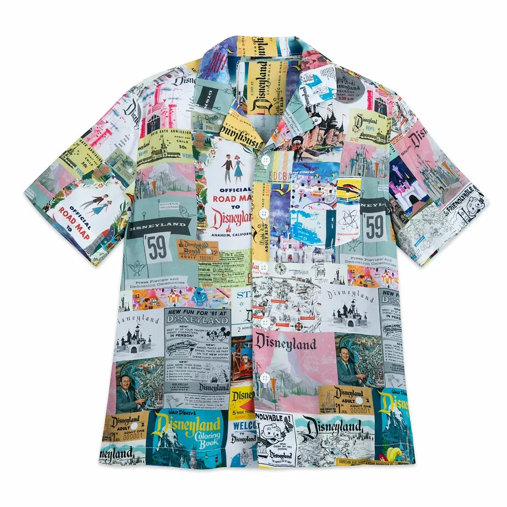 Disneyland Woven Shirt For Boys – Disney100 3 Disneyland Woven Shirt For Boys – Disney100