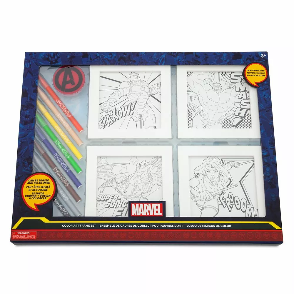 Avengers Color Art Frame Set 4 Avengers Color Art Frame Set - Image 2