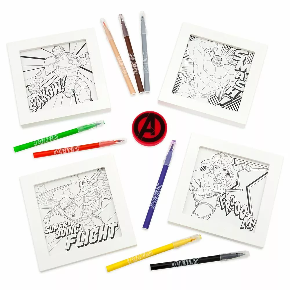 Avengers Color Art Frame Set 3 Avengers Color Art Frame Set