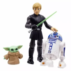 Luke Skywalker, R2-D2, And Grogu Action Figure Set – Star Wars Toybox -Lionel Promotional 6101047624328 2