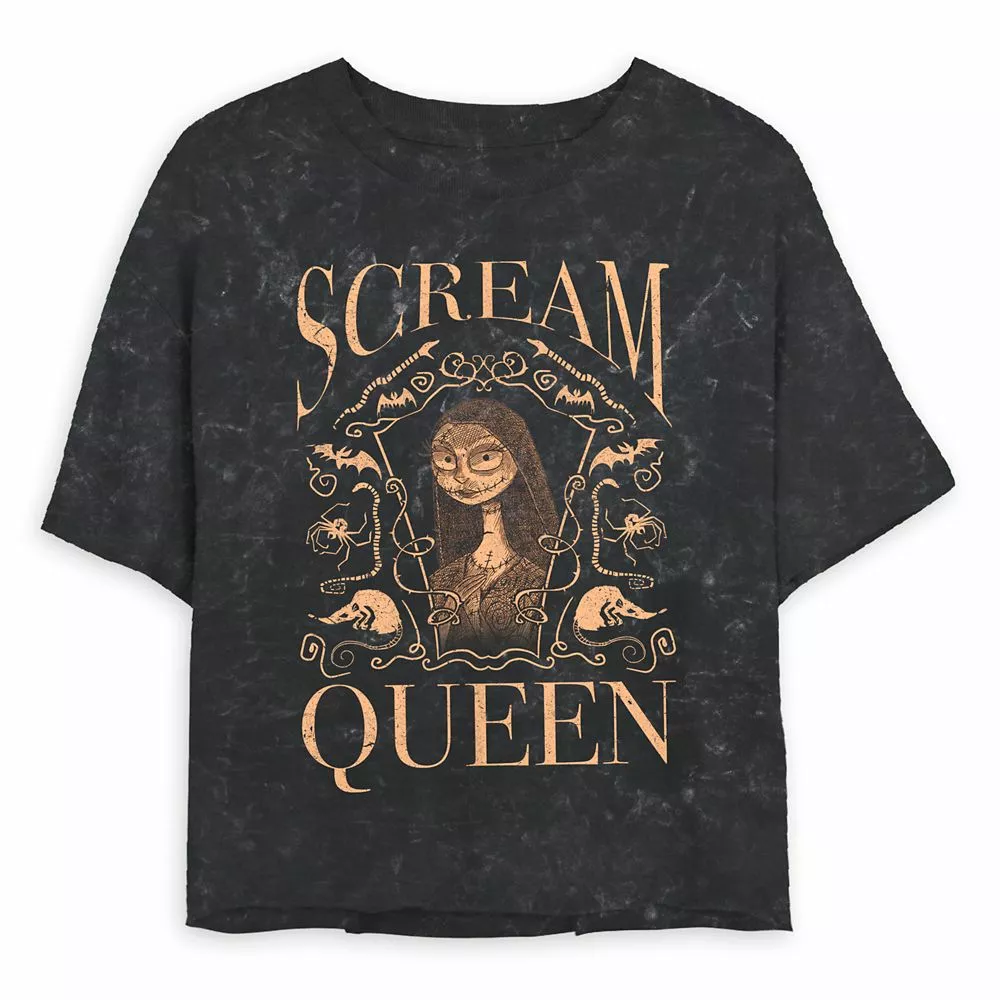 Sally Semi-Crop T-Shirt For Women – The Nightmare Before Christmas 3 Sally Semi-Crop T-Shirt For Women – The Nightmare Before Christmas