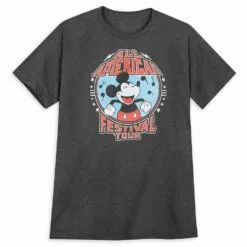 Mickey Mouse All American Festival Tour T-Shirt For Adults