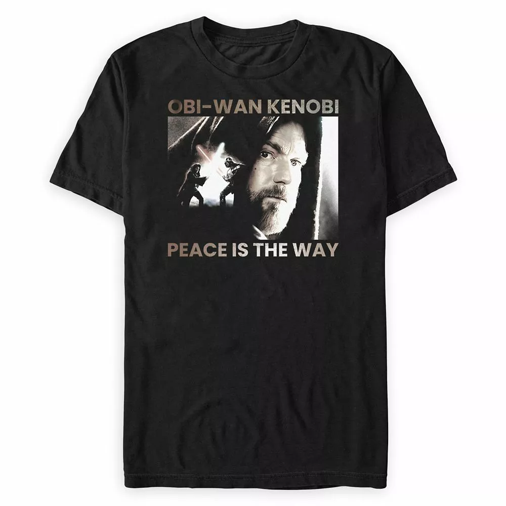 Obi-Wan Kenobi ''Peace'' T-Shirt For Adults – Star Wars: Obi-Wan Kenobi 3 Obi-Wan Kenobi ''Peace'' T-Shirt For Adults – Star Wars: Obi-Wan Kenobi