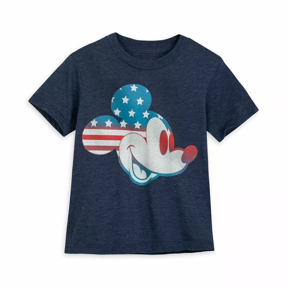 Mickey Mouse Americana Flag T-Shirt For Kids 3 Mickey Mouse Americana Flag T-Shirt For Kids