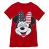 Minnie Mouse Americana Bow T-Shirt For Girls -Lionel Promotional 6724107063647