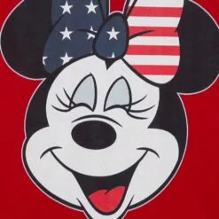 Minnie Mouse Americana Bow T-Shirt For Girls -Lionel Promotional 6724107063647 2