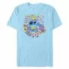 Stitch Floral T-Shirt For Adults -Lionel Promotional 7002107060038