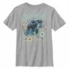 Black Panther Floral T-Shirt For Kids