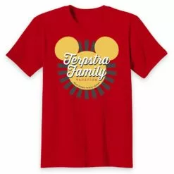 Adults' Walt Disney World Mickey Mouse Sunburst Family Vacation T-Shirt – Customized -Lionel Promotional 7405055825944 2