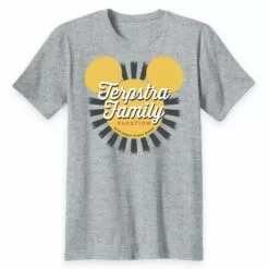 Adults' Walt Disney World Mickey Mouse Sunburst Family Vacation T-Shirt – Customized